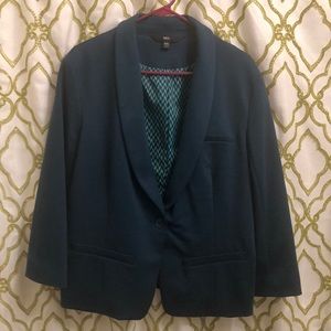 Emerald casual blazer